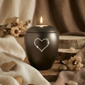 Photophore + cristaux Swarovski